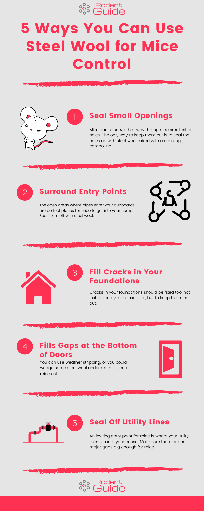 5 Ways You Can Use Steel Wool for Mice Control Infographic