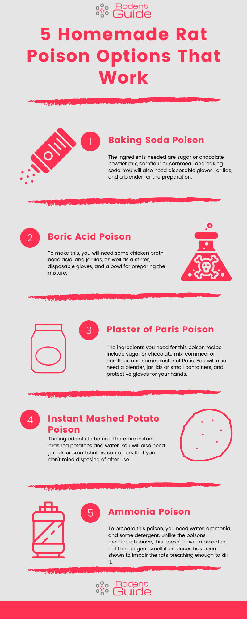 5 Homemade Rat Poison Options That Work Infographic